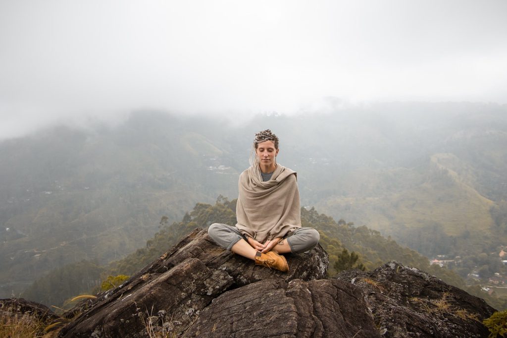 Meditación al aire libre
